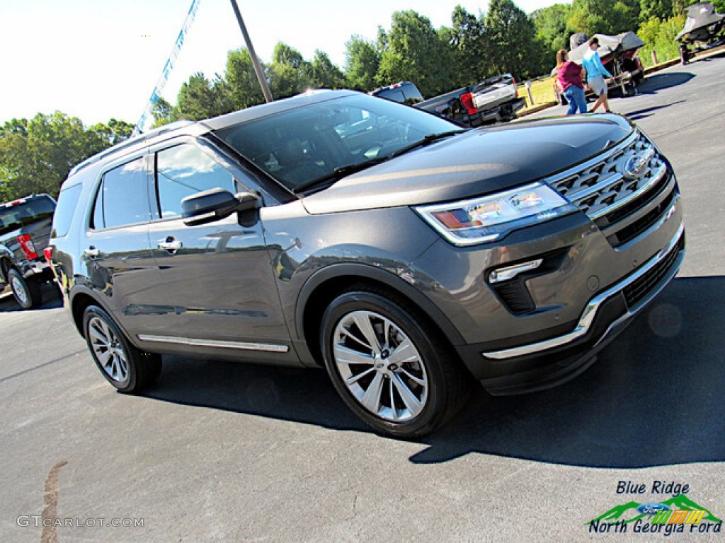 2018 Explorer Limited 4WD - Magnetic Metallic / Ebony Black photo #30
