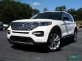 Star White Metallic Tri-Coat 2021 Ford Explorer Platinum 4WD
