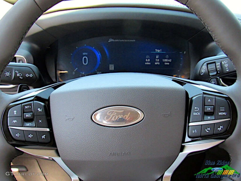 2021 Explorer Platinum 4WD - Star White Metallic Tri-Coat / Sandstone photo #19