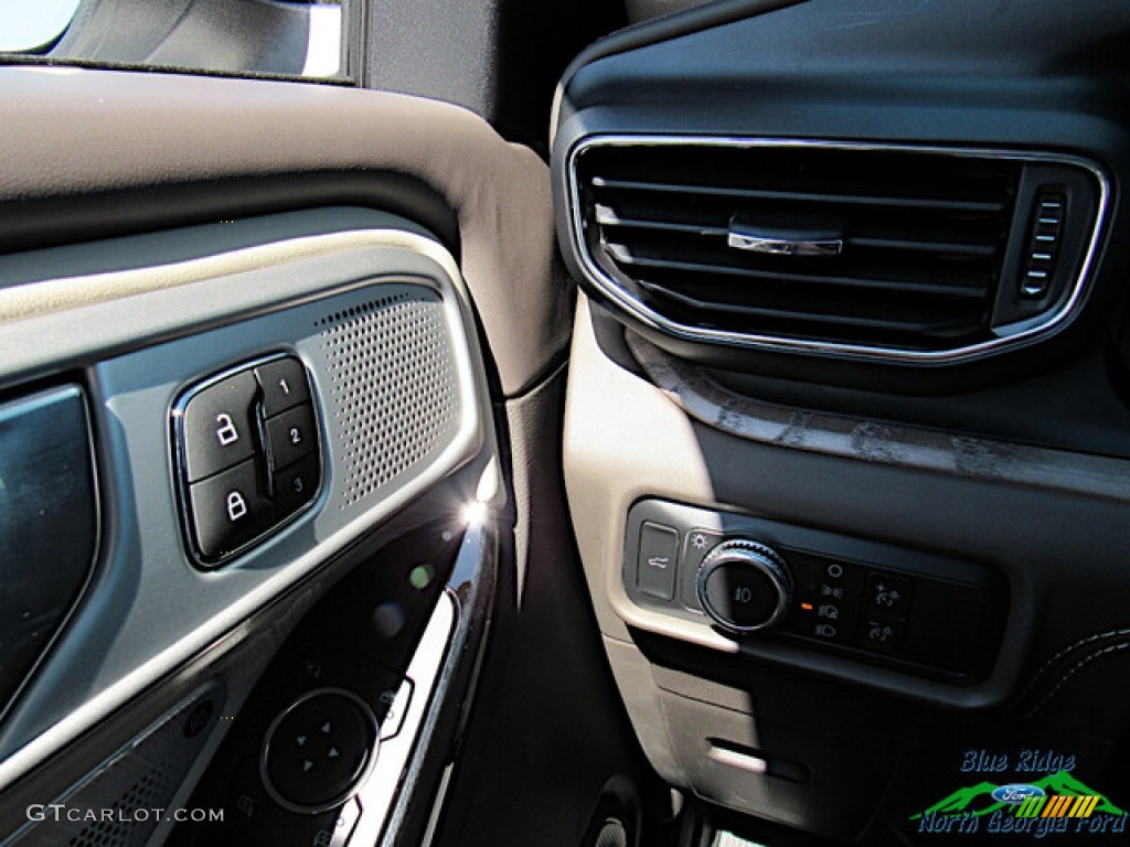2021 Explorer Platinum 4WD - Star White Metallic Tri-Coat / Sandstone photo #24