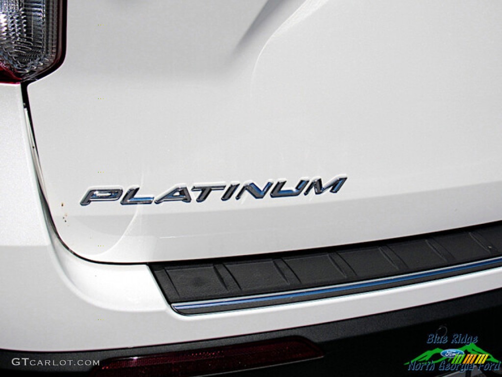 2021 Explorer Platinum 4WD - Star White Metallic Tri-Coat / Sandstone photo #31