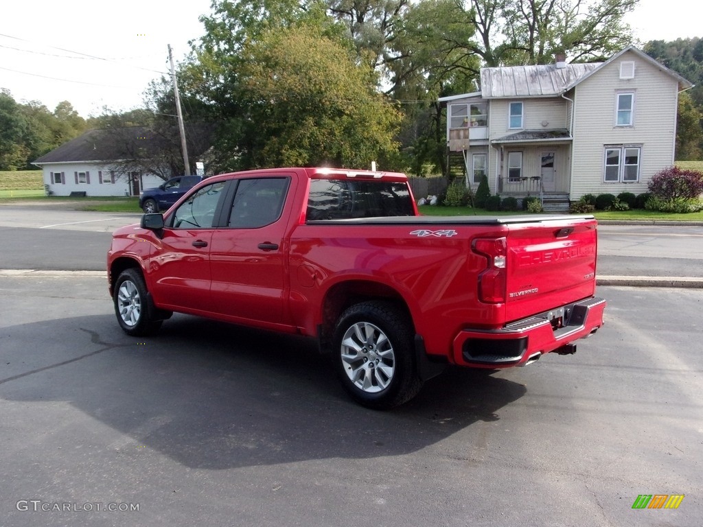 2020 Silverado 1500 Custom Crew Cab 4x4 - Red Hot / Jet Black photo #5