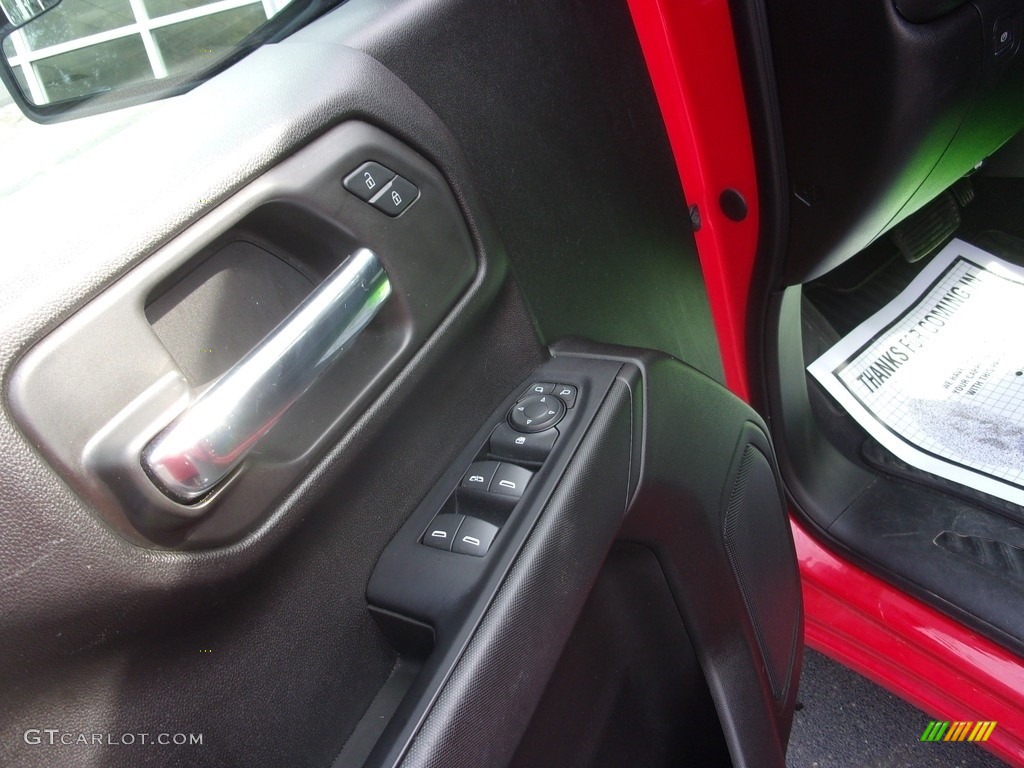 2020 Silverado 1500 Custom Crew Cab 4x4 - Red Hot / Jet Black photo #16