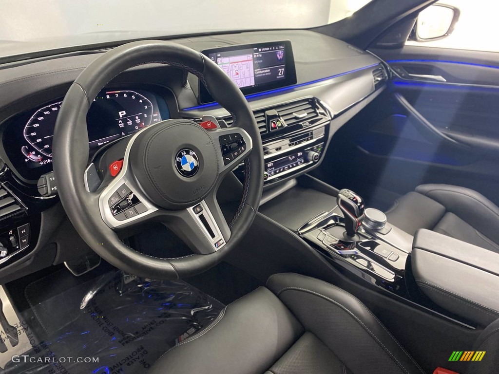 Black Interior 2020 BMW M5 Competition Photo #142953052