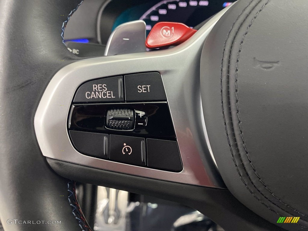 2020 BMW M5 Competition Black Steering Wheel Photo #142953109