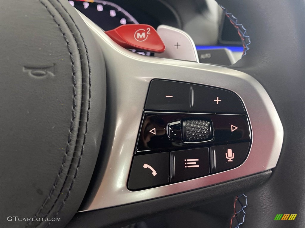 2020 BMW M5 Competition Black Steering Wheel Photo #142953130