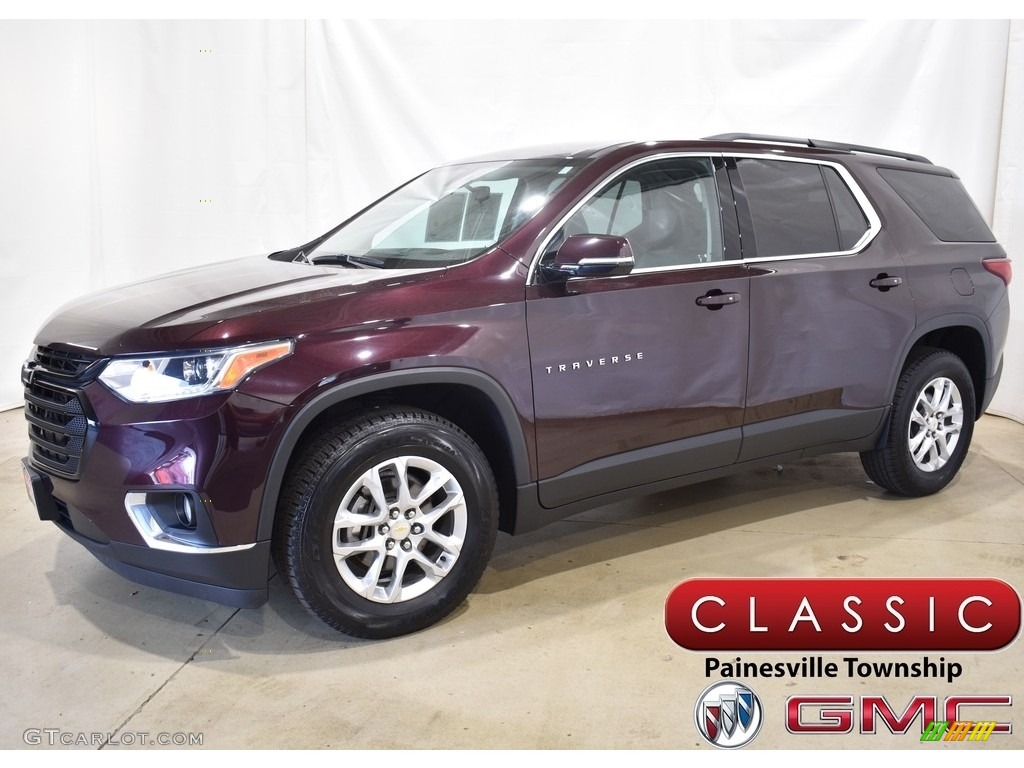 2019 Traverse LT - Black Current Metallic / Jet Black photo #1