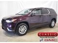 Black Current Metallic 2019 Chevrolet Traverse LT