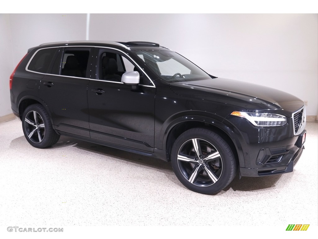 Onyx Black Metallic 2017 Volvo XC90 T8 eAWD R-Design Exterior Photo #142953976