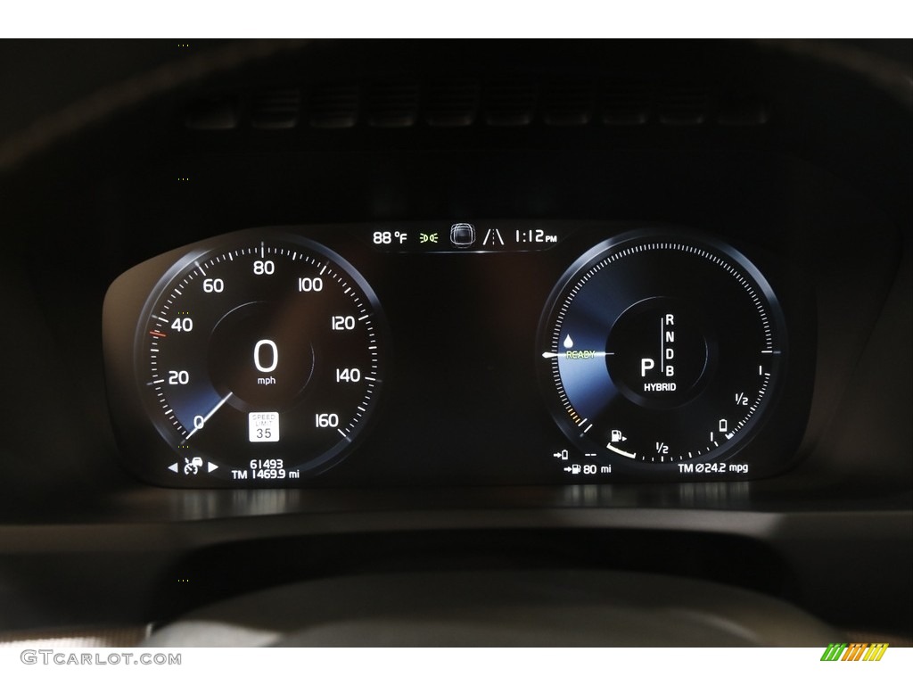 2017 Volvo XC90 T8 eAWD R-Design Gauges Photo #142954069