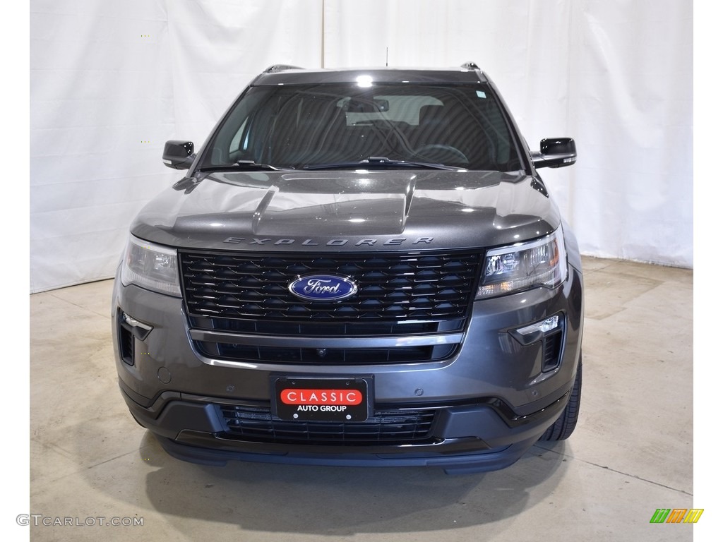 2018 Explorer Sport 4WD - Magnetic Metallic / Ebony Black photo #4