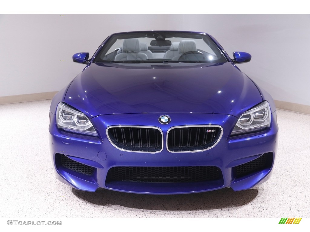 2015 M6 Convertible - San Marino Blue Metallic / Silverstone photo #3
