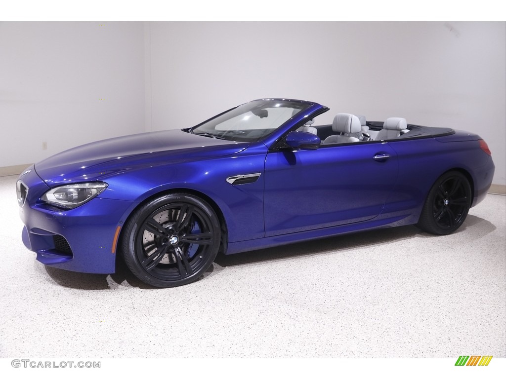 2015 M6 Convertible - San Marino Blue Metallic / Silverstone photo #4