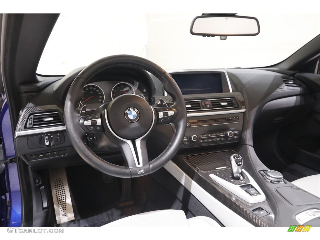 2015 BMW M6 Convertible Silverstone Dashboard Photo #142955125