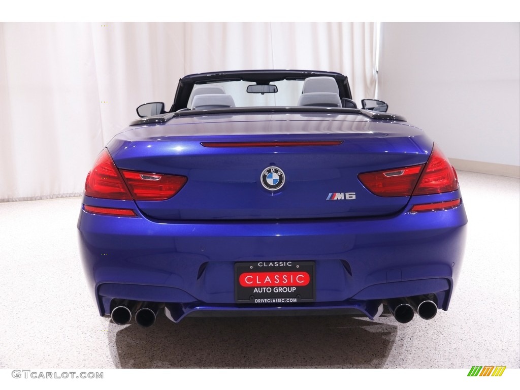 2015 M6 Convertible - San Marino Blue Metallic / Silverstone photo #22