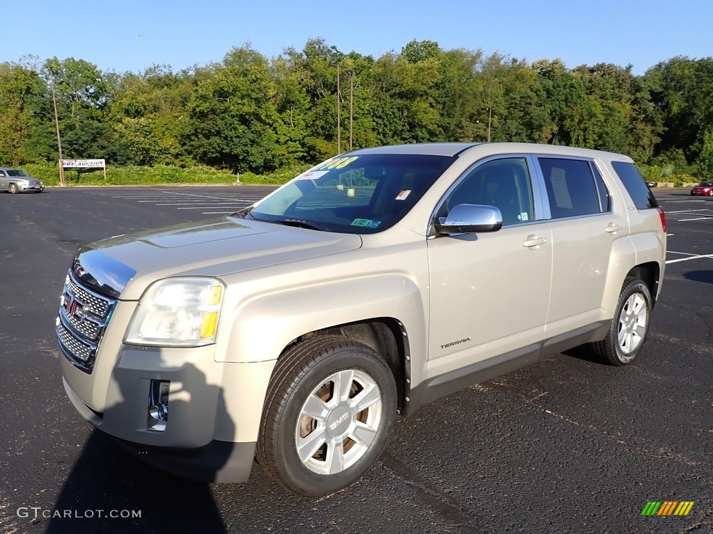 2011 Terrain SLE AWD - Gold Mist Metallic / Jet Black photo #1