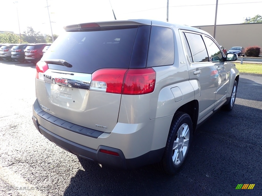 2011 Terrain SLE AWD - Gold Mist Metallic / Jet Black photo #4