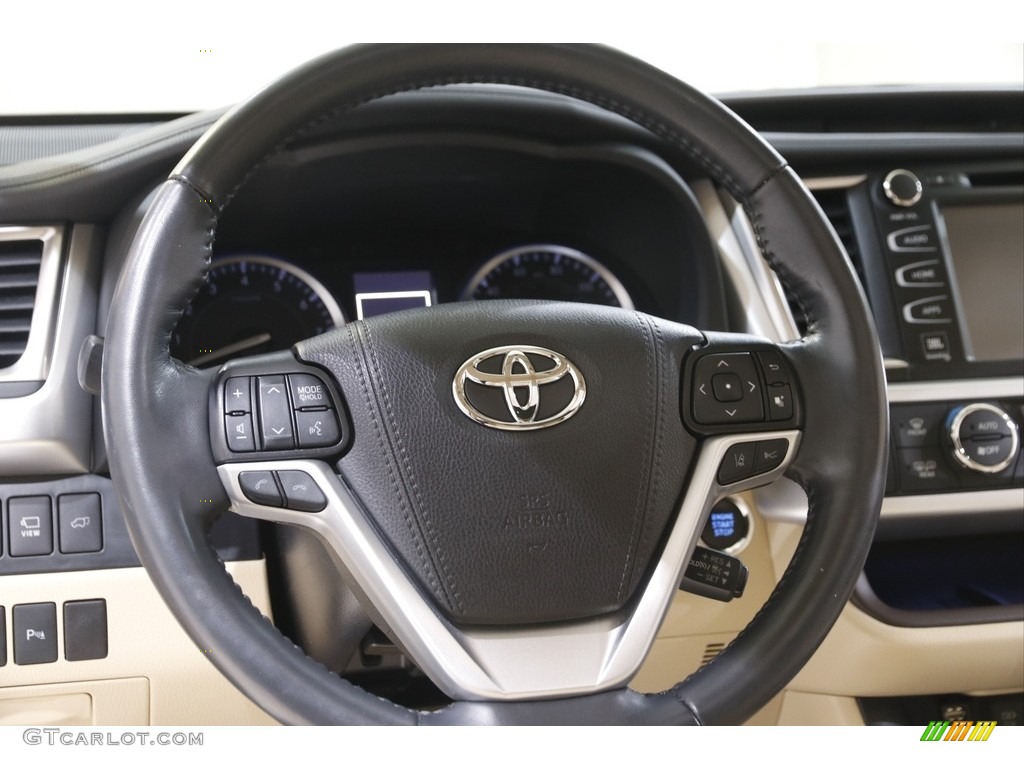 2019 Highlander Limited Platinum AWD - Alumina Jade Metallic / Almond photo #7