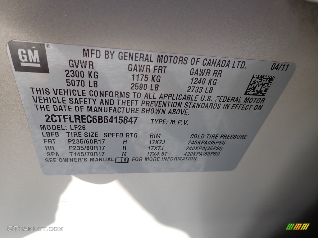 2011 Terrain SLE AWD - Gold Mist Metallic / Jet Black photo #14