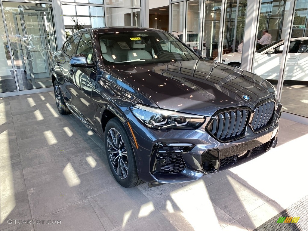 Arctic Gray Metallic 2022 BMW X6 M50i Exterior Photo #142956355