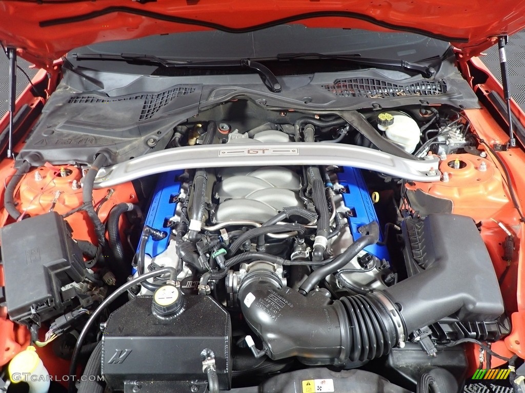 2015 Mustang GT Premium Coupe - Competition Orange / Ebony photo #8