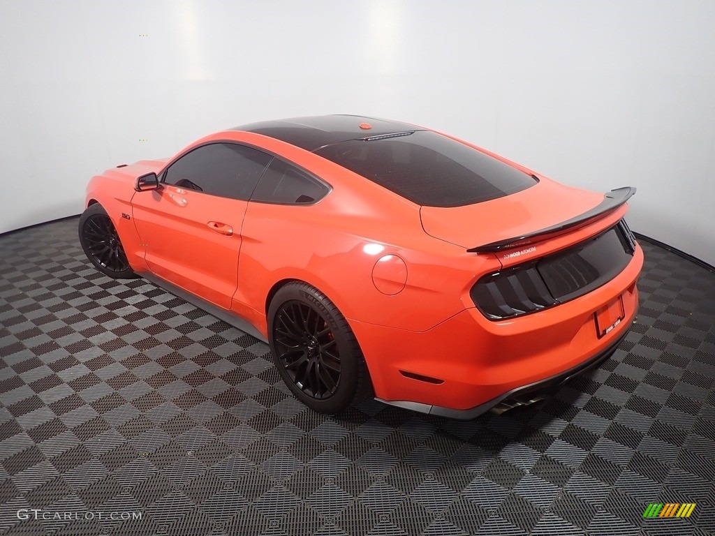 2015 Mustang GT Premium Coupe - Competition Orange / Ebony photo #13