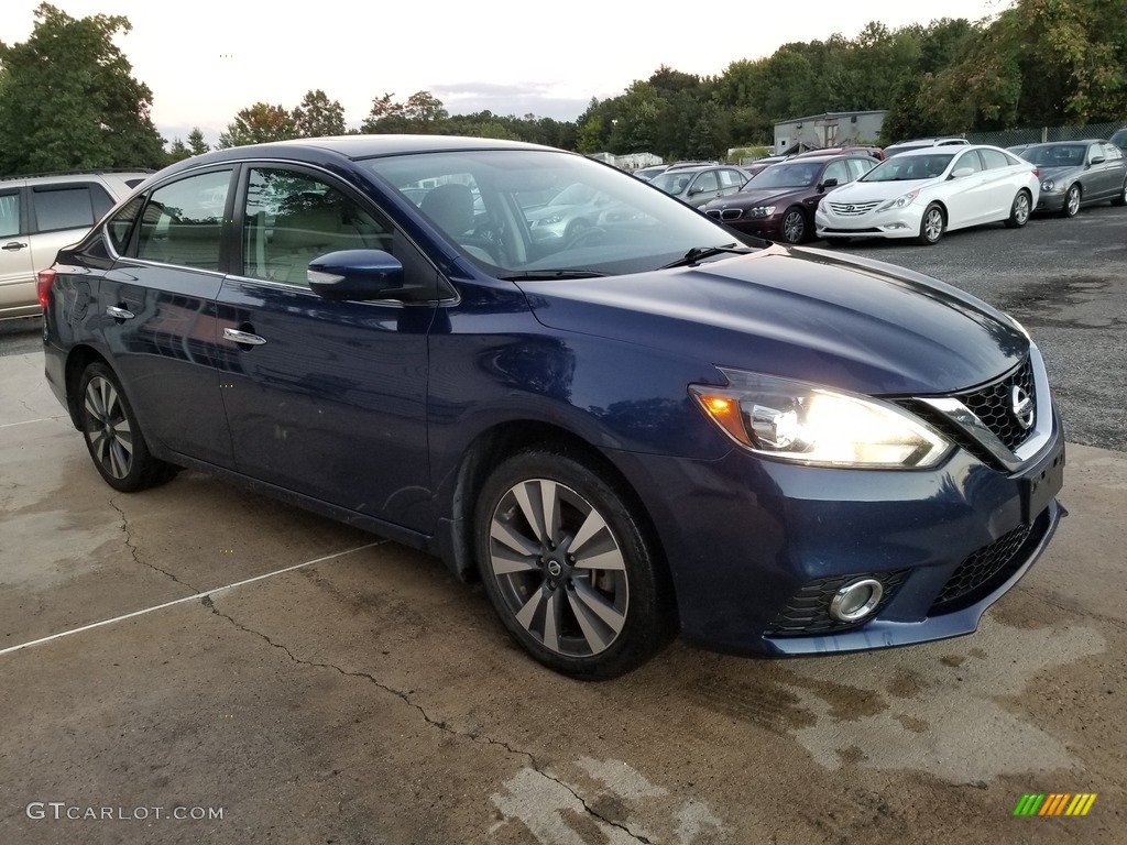 2016 Sentra SL - Deep Blue Pearl / Charcoal photo #2