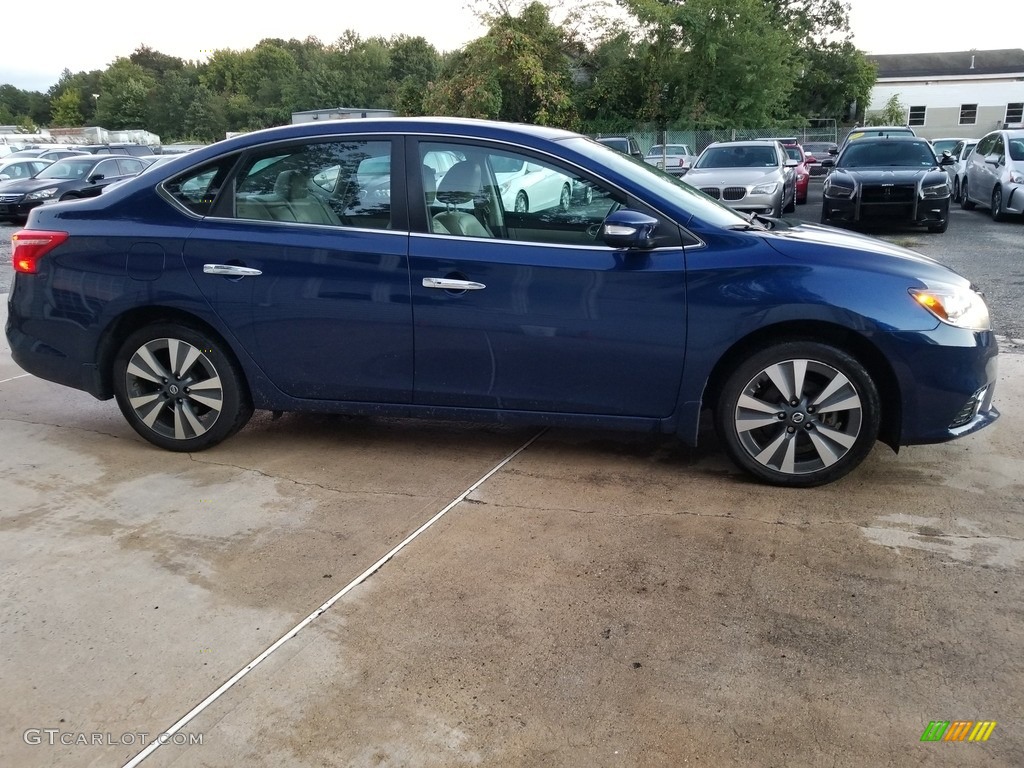 2016 Sentra SL - Deep Blue Pearl / Charcoal photo #3