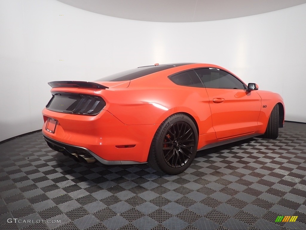2015 Mustang GT Premium Coupe - Competition Orange / Ebony photo #17