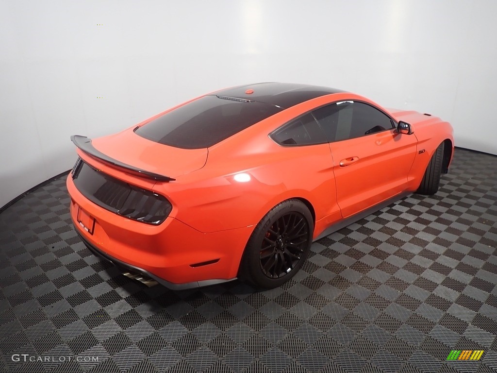 2015 Mustang GT Premium Coupe - Competition Orange / Ebony photo #18