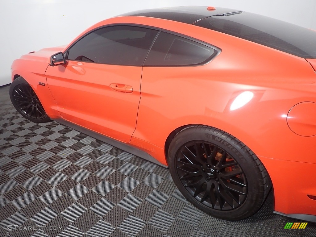 2015 Mustang GT Premium Coupe - Competition Orange / Ebony photo #19