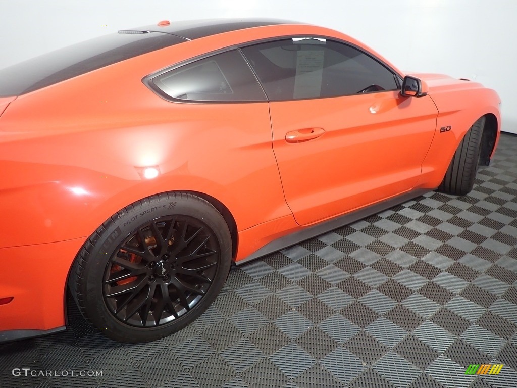 2015 Mustang GT Premium Coupe - Competition Orange / Ebony photo #20