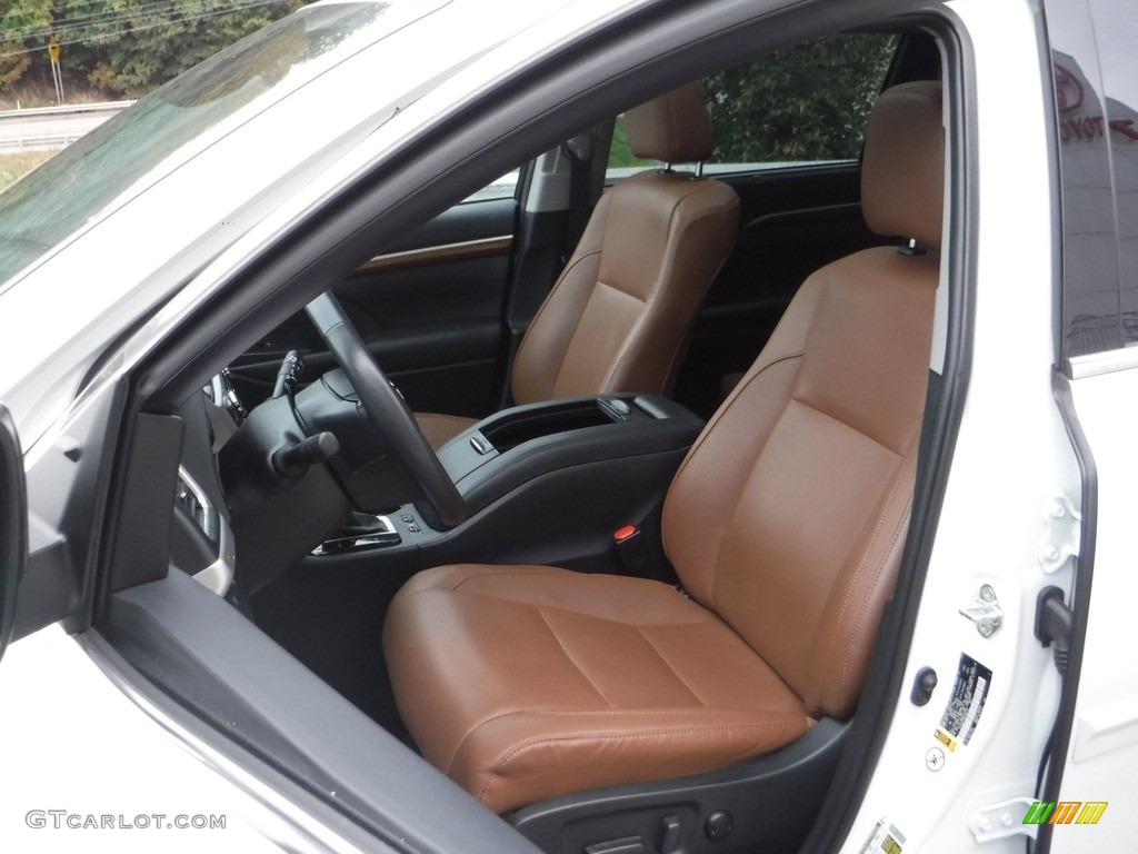 Saddle Tan Interior 2019 Toyota Highlander Hybrid Limited AWD Photo #142957335
