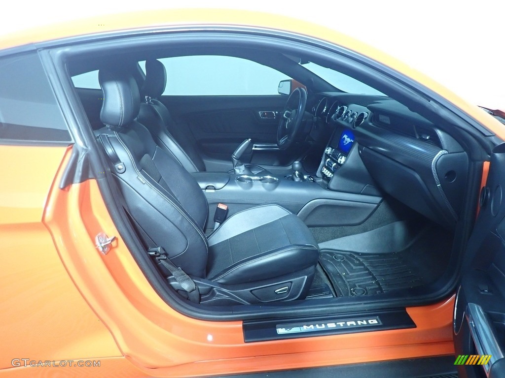 2015 Mustang GT Premium Coupe - Competition Orange / Ebony photo #35