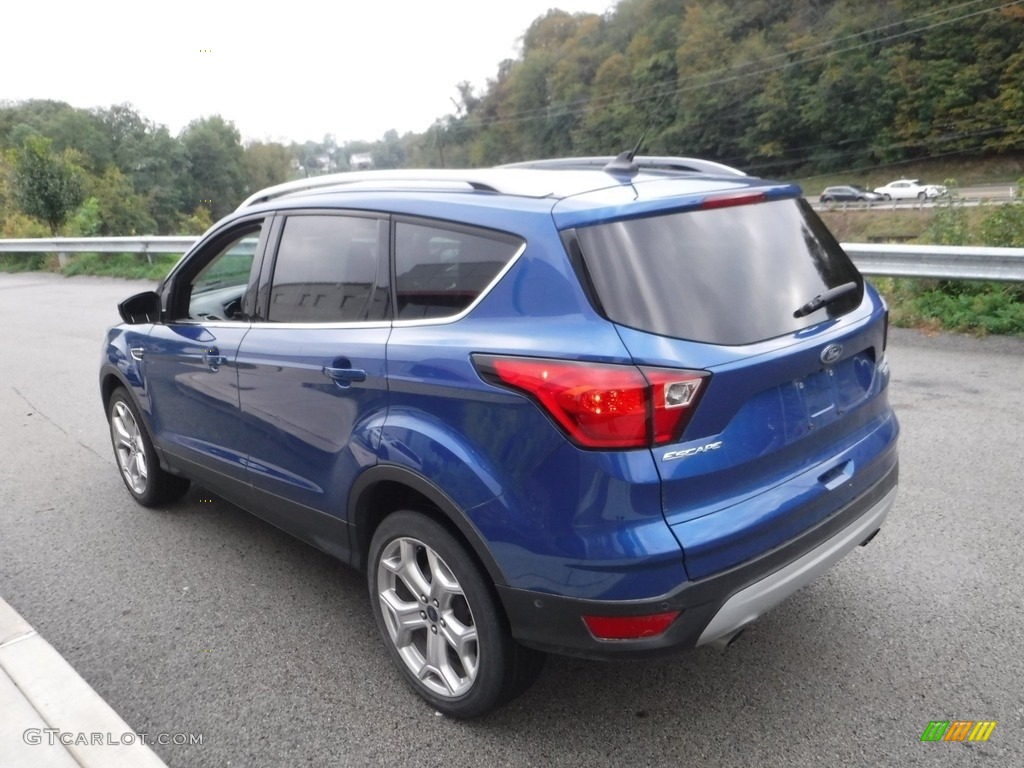 2019 Escape Titanium 4WD - Lightning Blue / Chromite Gray/Charcoal Black photo #15