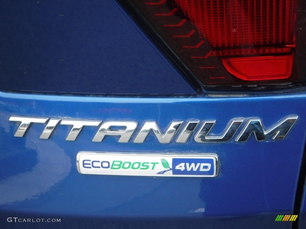 2019 Escape Titanium 4WD - Lightning Blue / Chromite Gray/Charcoal Black photo #16