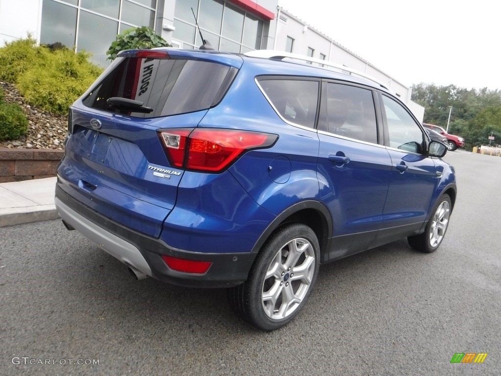 2019 Escape Titanium 4WD - Lightning Blue / Chromite Gray/Charcoal Black photo #17