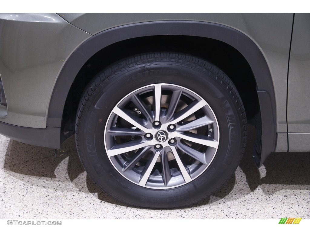 2018 Highlander XLE AWD - Alumina Jade Metallic / Ash photo #22
