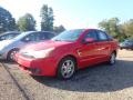 2008 Vermillion Red Ford Focus SES Sedan  photo #6