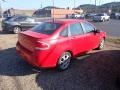2008 Vermillion Red Ford Focus SES Sedan  photo #11