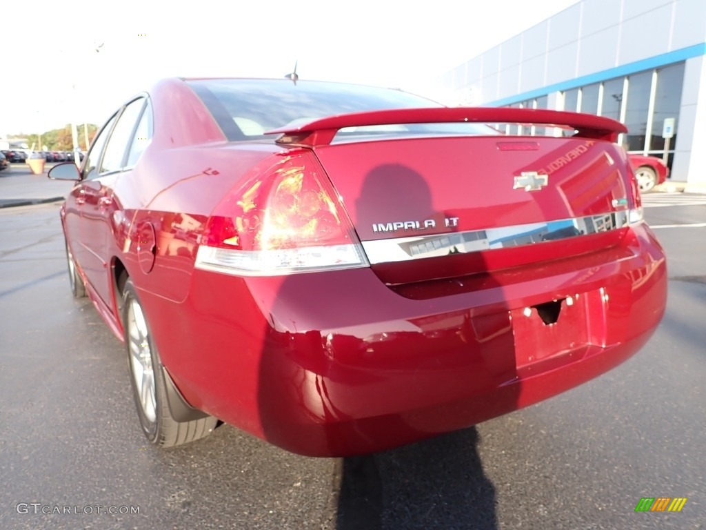2011 Impala LT - Red Jewel Tintcoat / Gray photo #5