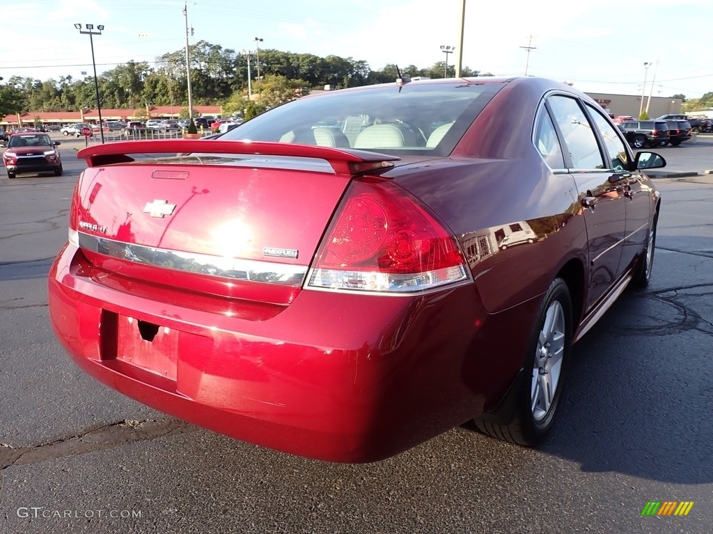 2011 Impala LT - Red Jewel Tintcoat / Gray photo #7
