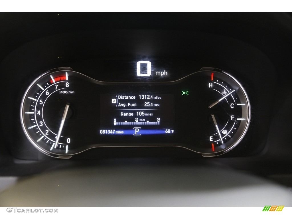 2016 Honda Pilot EX-L AWD Gauges Photo #142959342