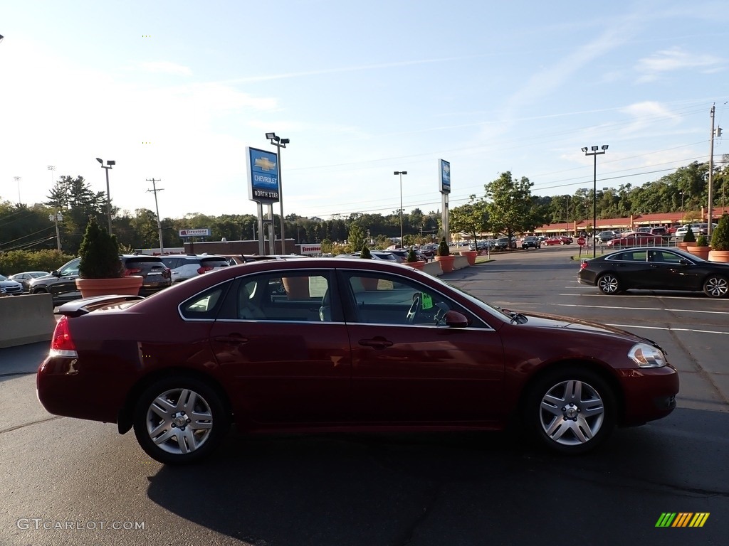 2011 Impala LT - Red Jewel Tintcoat / Gray photo #9