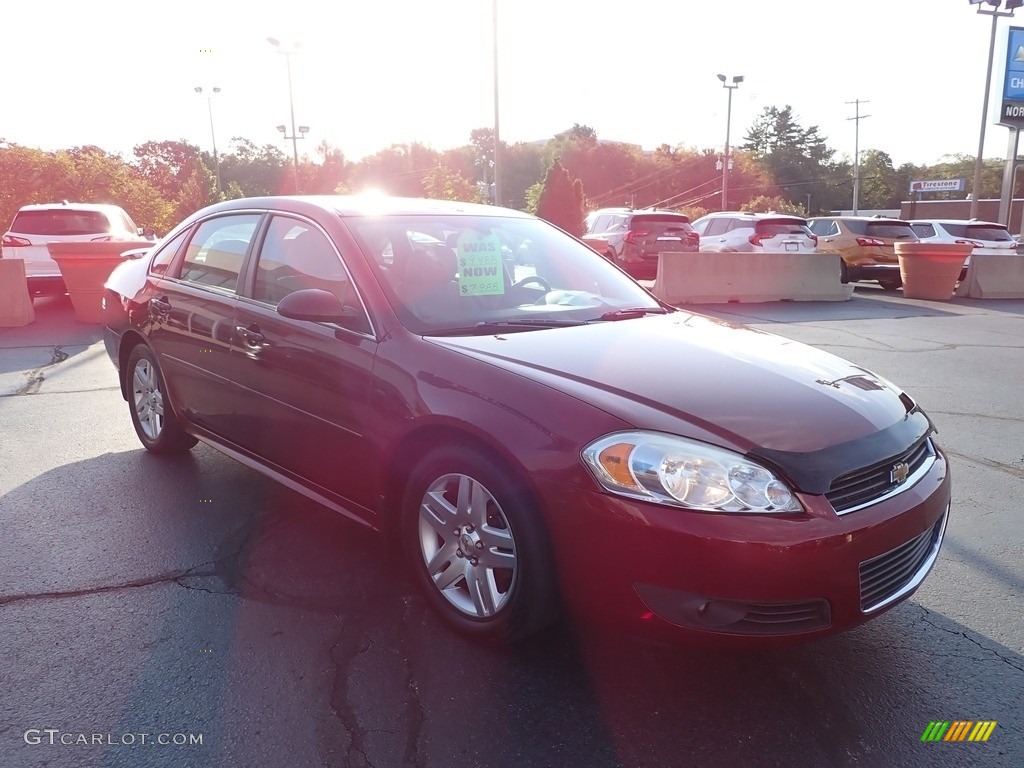 2011 Impala LT - Red Jewel Tintcoat / Gray photo #10