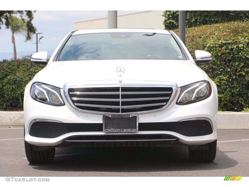 2018 E 300 Sedan - Polar White / Macchiato Beige/Espresso Brown photo #3