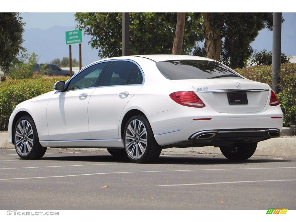 2018 E 300 Sedan - Polar White / Macchiato Beige/Espresso Brown photo #8