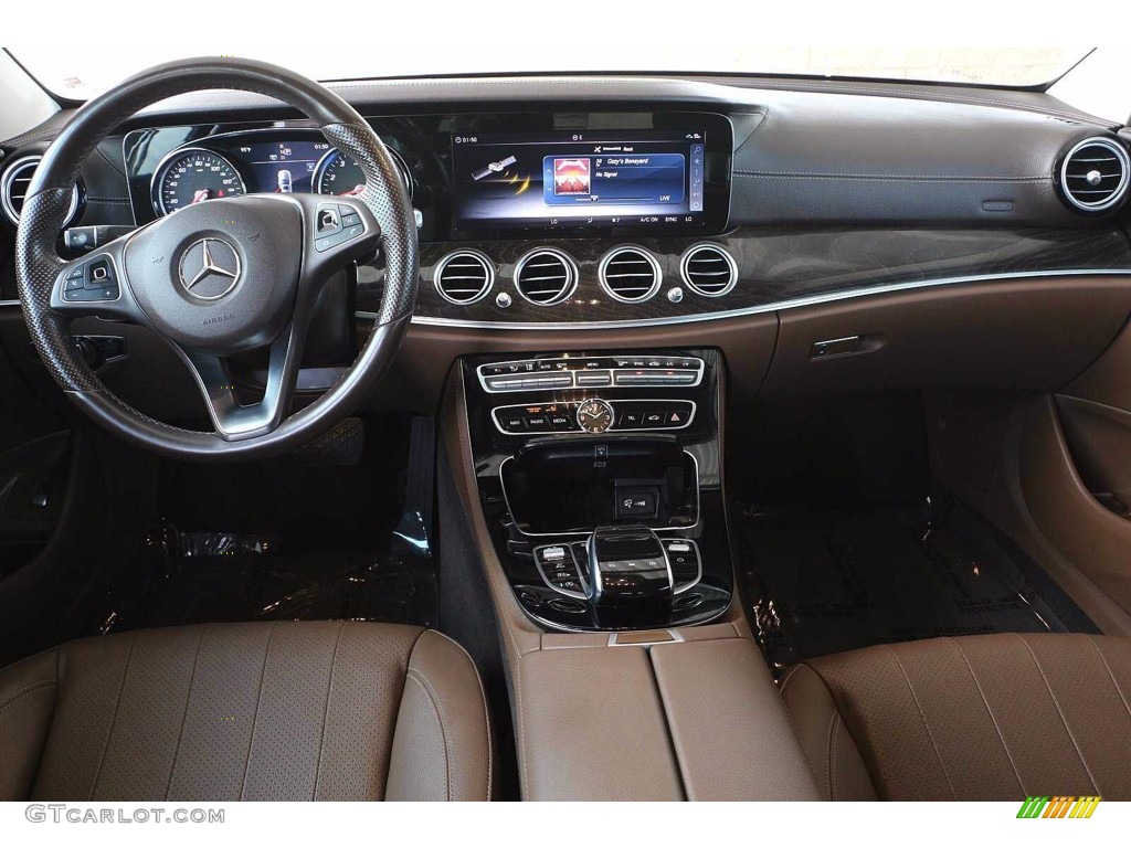 2018 E 300 Sedan - Polar White / Macchiato Beige/Espresso Brown photo #16