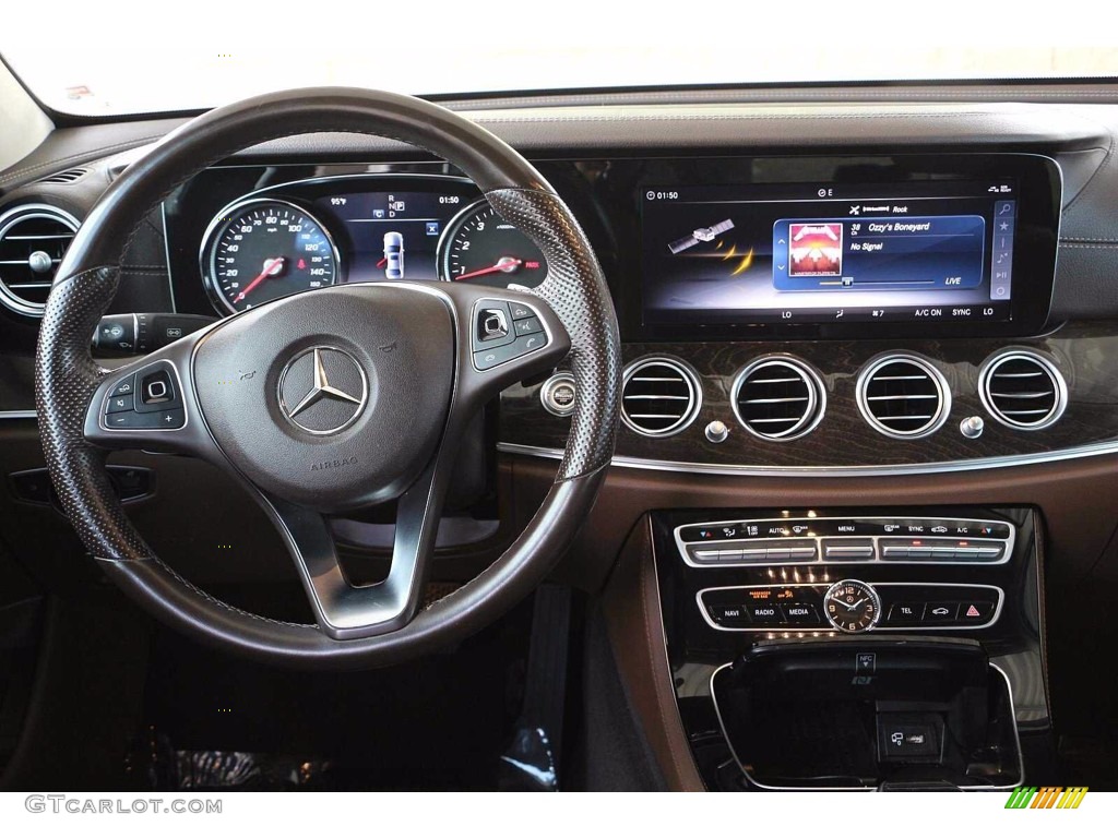 2018 E 300 Sedan - Polar White / Macchiato Beige/Espresso Brown photo #18