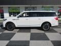 Pristine White 2020 Lincoln Navigator L Black Label 4x4